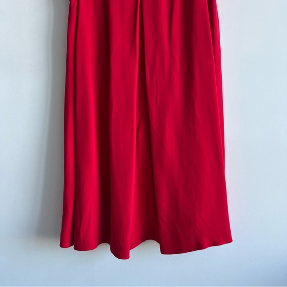 Alexander McQueen Red Cape-Back Mini Dresss - Picture 6 of 10